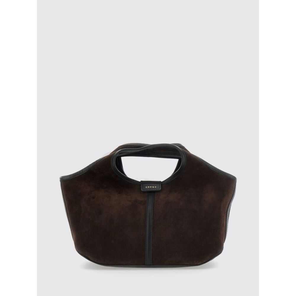Soeur Women Douce Suede Handbag Soeur With Double Handle